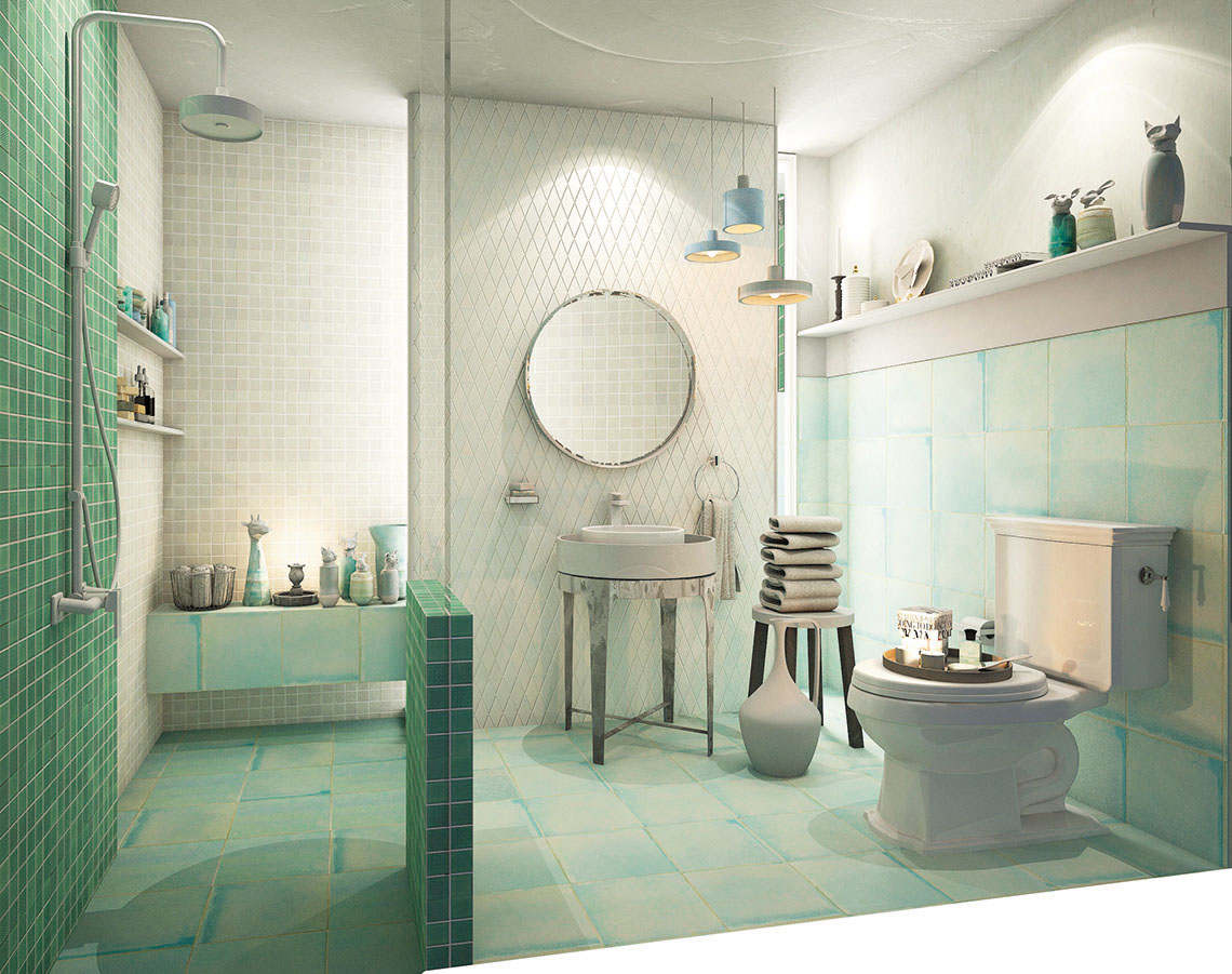 ไอเดียห้องน้ำ Celadon Series แบบห้องในบรรยากาศอบอุ่น